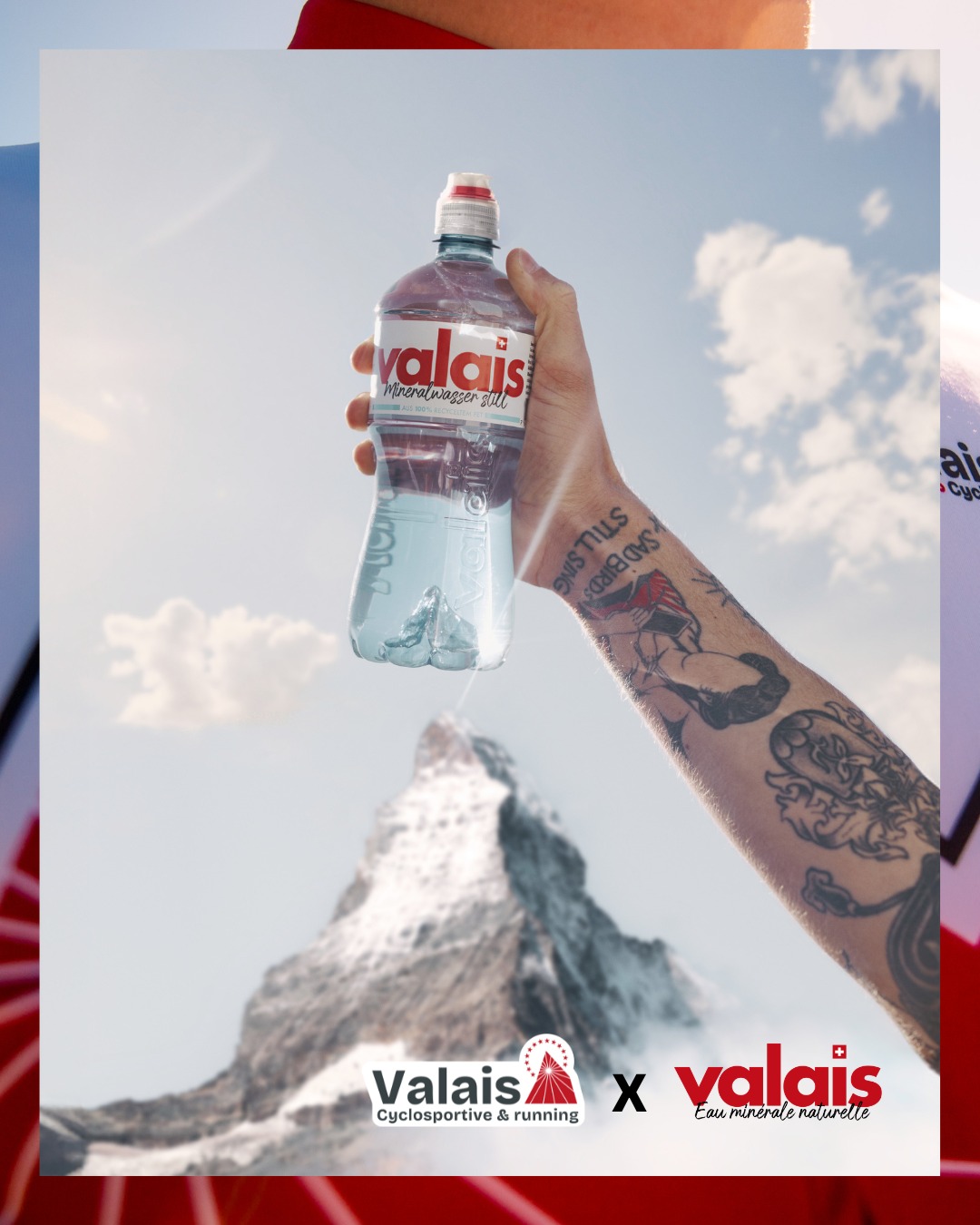 🤝 Bienvenue @valaismineral, fournisseur officiel de l'épreuve 💧

Une eau plate. 
Une vie pétillante. 
Plus qu’un crédo, c’est un état d’esprit. 

L’eau minérale Valais prend sa source au coeur des Alpes valaisannes. Là, à plus de 2000 mètres d’altitude, les gouttes de pluie et l’eau de fonte des glaciers entreprennent un long voyage qui peut dure  des décennies, voire des siècles, à travers de puissantes couches de roche, jusque dans les profondeurs de la Terre. Là où l’eau est la plus pure et la plus riche en minéraux. 

En chemin, elle se purifie de manière naturelle et s’enrichit en calcium, en potassium et en de nombreux oligoéléments précieux, essentiels à notre métabolisme. 

Le résultat gustatif? Une eau pure, fraîche et équilibrée. Grâce à sa teneur modérée en sels minéraux et à son pH équilibré, l’eau se révèle légère et particulièrement digeste. 

Disponible dans tous les formats, pour chaque moment de la course, l’eau minérale Valais est notamment en vente à la Migros. 

Valais – ton eau minérale Suisse. Reste en mouvement, va plus loin. 

𝐈𝐧𝐟𝐨𝐫𝐦𝐚𝐭𝐢𝐨𝐧𝐬 & 𝐢𝐧𝐬𝐜𝐫𝐢𝐩𝐭𝐢𝐨𝐧𝐬 ⤵️
✍️ https://cyclosportive-valais.ch

#CyclosportiveValais #Valais2026 #Cyclosportive #Cyclisme #Running #CourseÀPied #Sion #Valais #Suisse #Granfondo #RideInSwitzerland #RunningSuisse #RunInSion #RunValais #EKOI #SMH #CLSO